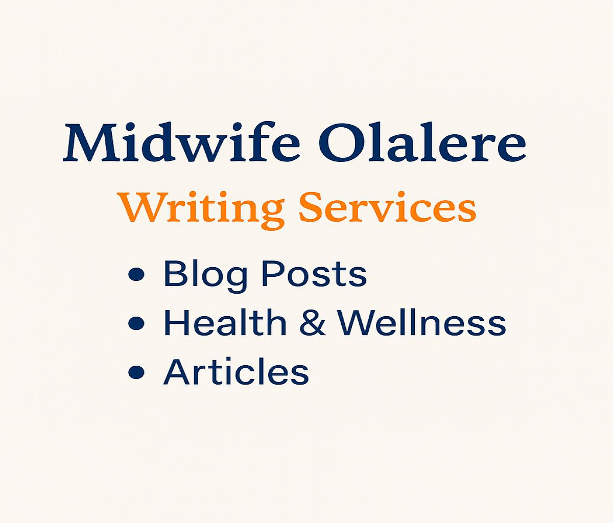 
I will write medical articles and health blog content